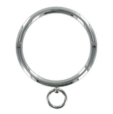 Round Bar Steel Slave Collar with O-Ring Steel Sex Toys